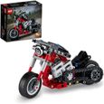 LEGO® 42132 La Moto, Maquette à Construire 2 en 1, Jouet de Construction, Idée de Cadeau pour Enfants dès 7 Ans-0