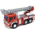 Camion de pompier à friction - LIAM ACCESS - Rouge - Pour enfant de 3 ans et plus-0
