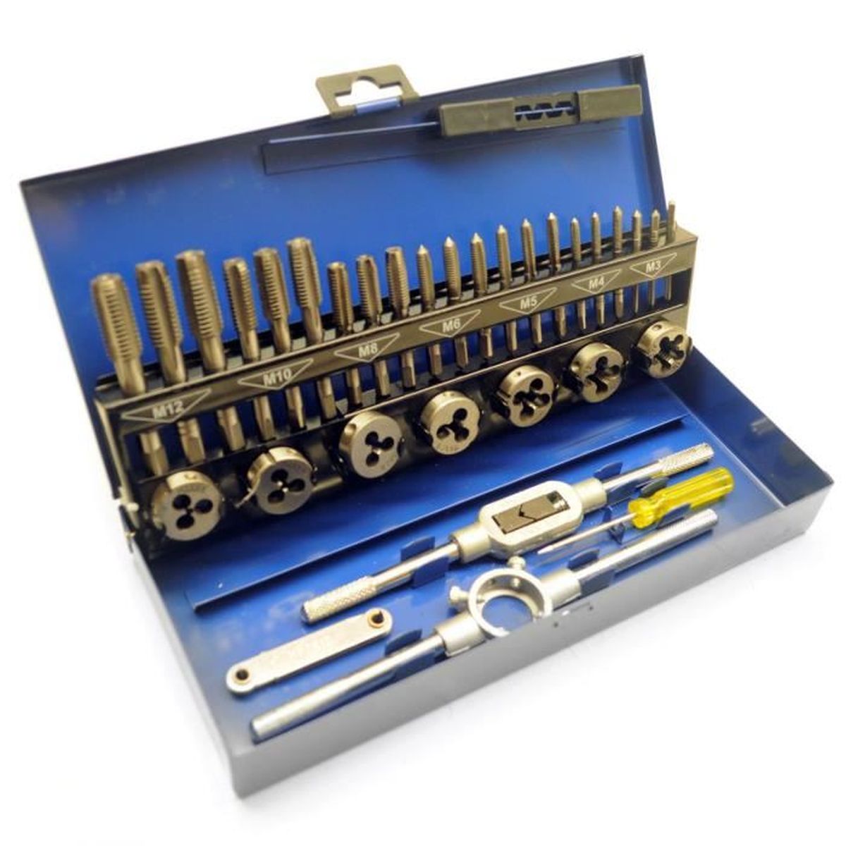Taraud HSS M12 x 1,75 Volkel allemand de qualité supérieure M12 x 1.75