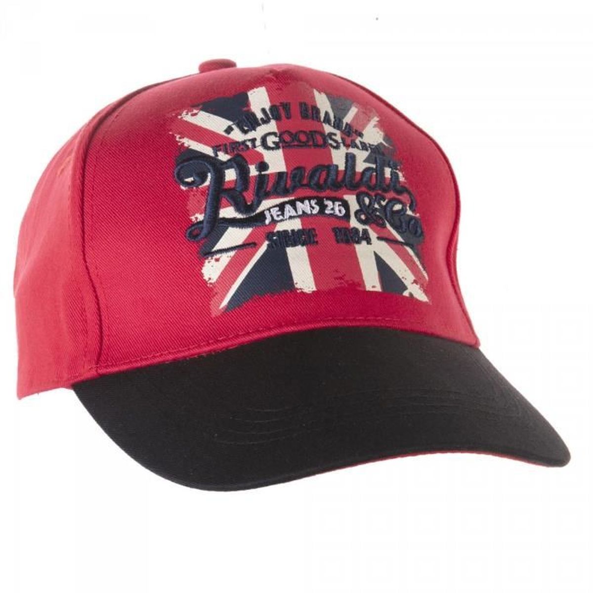 Casquette en coton drapeau anglais Homme Rouge Cdiscount PrêtàPorter
