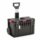 Caisse À Outils Roulante Qbrick System ONE 60 x 46 x 76.5 cm - Noir - 2 Compartiments