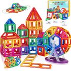 ZIG-ZAG TERRITOIRES Jeux Magnetique Enfant 2 3 4 5 6 Ans 95Pcs Fille Garçon Bloc De Construction Magnétique Avec Des Lettres Chiffres Et Des Cadeaux