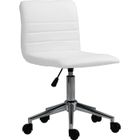 SVITA LINUS chaise de bureau chaise pivotante pour enfants revêtement en similicuir blanc 92213
