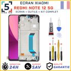 CINQ TEQ Ecran complet Remplacement pour Xiaomi Redmi Note 12 5G 22111317G + Kit