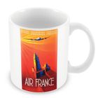 FABULOUS BIJOUX Mug Air France Afrique Retro Vintage Old Commercials Vieilles Affiches