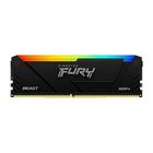 KINGSTON TECHNOLOGY Mémoire RAM - KINGSTON - FURY Beast - 8 Go - DDR4 - 3200 MHz CL16 - Éclairage RGB personnalisable