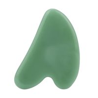 Outil facial Gua Sha pierre de jade naturelle planche de massage Guasha pour le visage soulager les tensions 90465