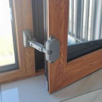 GRIS - Serrure de sécurité pour fenêtre, Fixateur de limite push-pull pour bébé, Anti-ouverture et anti-chute