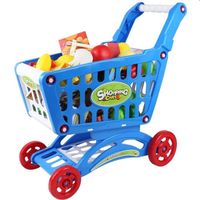 Des gamins Supermarché Mini Panier avec une épicerie complète Aliments Jouer Maison Jouet Playset