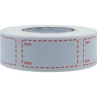 500 étiquettes congélation Autocollant Congelable Rouleau Étiquettes De Congélateur Taille 50 x 25 mm Étiquettes imprimée avec Date