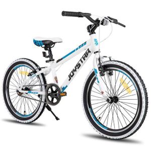 Vélo Enfant 20 Pouces 7 Vitesses Garçon - VTT/city - Noir/vert - Pour 1m30 à 1m50 - Montage Nécessaire