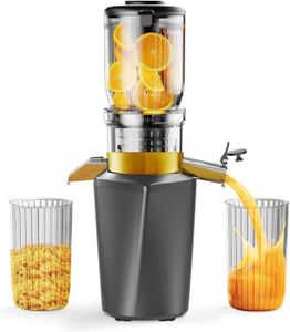 Extracteur De Jus Ninja JC151EU - Pression à Froid - Carafe 700ml - Récupérateur Pulpe 1.1L - Compact Et Lavable