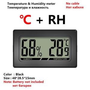MESURE THERMIQUE Mesure thermique,Thermomètre et hygromètre numérique LCD,Mini capteur de température intégré,jauge d'humidité- hygrothermograph[C]