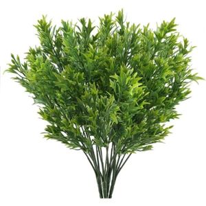 FLEUR ARTIFICIELLE Plante Artificielle Vertes Arbustes Fougères Verdure Extérieure Intérieur Décoration