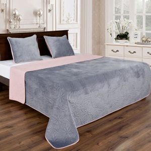 Boutis Enfant Rose Et Gris Pas Cher