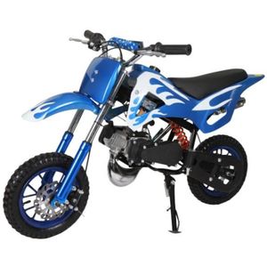 MOTO Pocket cross 49cc bleue