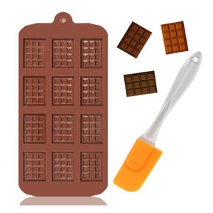 Moule Mini-Tablette chocolat 27,5 X 17,5 cm 4 emp. - ADS
