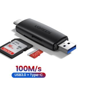 LECTEUR DE CARTE PHOTO VoluPack® 2 en 1 USB C Lecteur de Carte SD Micro S