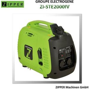 GROUPE ÉLECTROGÈNE Groupe électrogène - ZIPPER - ZI-STE2000IV - Technologie Inverter - Compact et léger