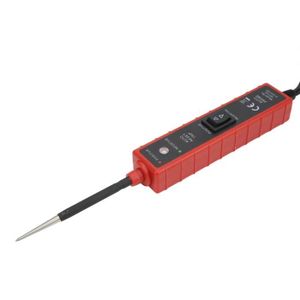 Couleur noir rouge Stylo de Test de Circuit Électrique de Voiture EM285  6-24V, Testeur de tension, Sonde Élec