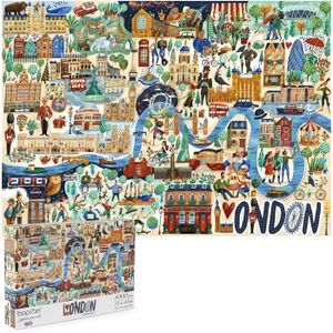PUZZLE Puzzle De Londres Illustré De 1000 Pièces En Carto