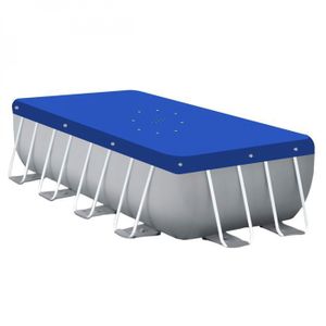 Bâche De Piscine Rectangulaire 4x8 M – Résistante Aux Intempéries, Polyéthylène Renforcé, Installation Facile