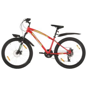 VTT Vélo de montagne - VIDAXL - Roues de 26 pouces - 21 vitesses - Rouge