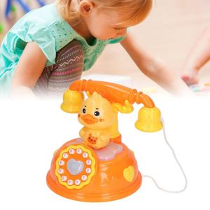 Zerone Jouet de téléphone fixe pour enfants Simulation pour enfants  Téléphone Cool Musique Lumière Parent Enfant Interactif - Cdiscount Jeux -  Jouets