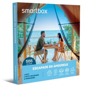 COFFRET SÉJOUR SMARTBOX - Escapade en amoureux - Coffret Cadeau |