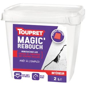 SOUS-COUCHE - ENDUIT Magic Rebouch TOUPRET Pate Allégée 2L - MGRET02