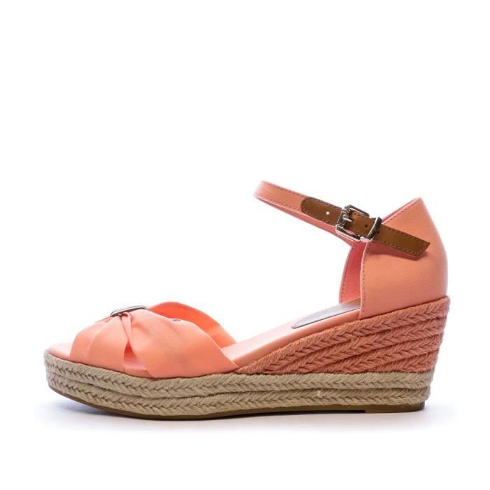 sandale talon corail