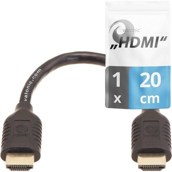 Cable HDMI 7,5m pour TV LED 4K LCD PLASMA compatible ARC HEC CEC