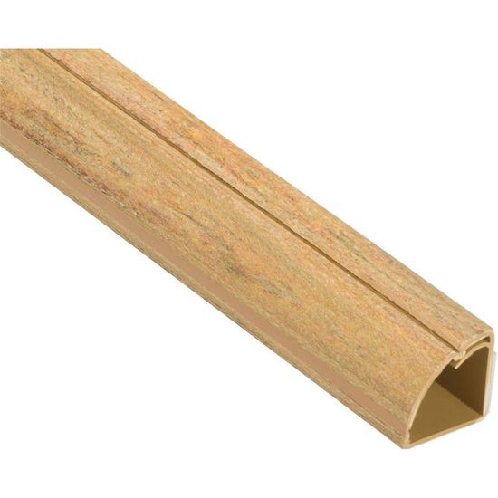 Goulotte Passe-Câble Quart De Rond D-Line 22x22mm X 1m - Solution Moulure Sol Teintable