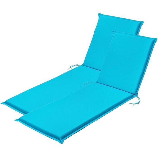 Coussin Chaise Longue DOTBUY-SHOP - 48x120cm Rose - Sangles Ajustables