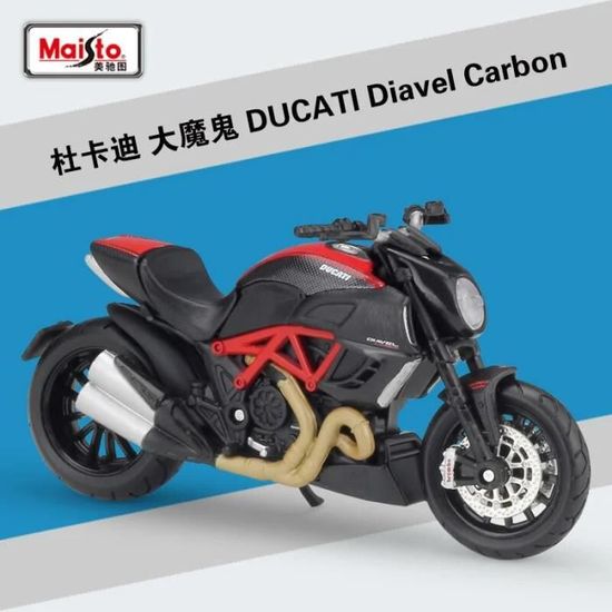 Diavel Carbone nobox Maisto Modele reduit de moto DucSauPanigale V4 S Corse Pour enfant Vehicule a collec Cdiscount Jeux Jouets