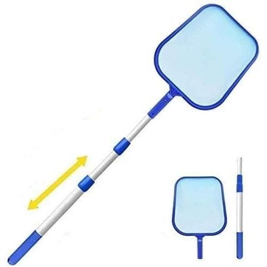 Épuisette GSTgp Pour Piscine - Tige Aluminium 142 Cm, Maille Fine, Réglable Et Facile à Utiliser