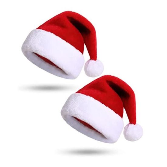 TUKNN Chapeau De Noel Enfant, Bonnet Pere Noel, Chapeaux Noël