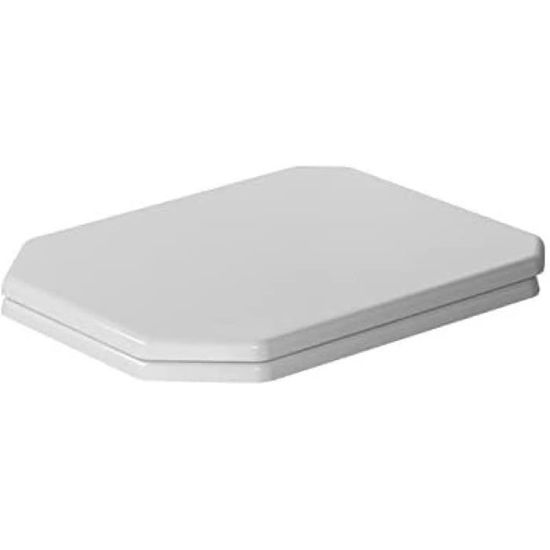 Abattant WC Compatible Duravit Starck 3 – Siège Toilette Duroplast Antibactérien Avec Fermeture Douce Et Silencieuse