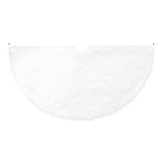 Peluche Jupe de Sapin de Noël Blanc, Jupe de Sapin de Noël en Fausse