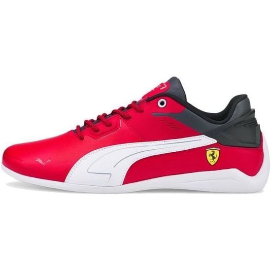 Chaussures PUMA Ferrari Drift Cat Delta Blanc Rouge Homme Adulte
