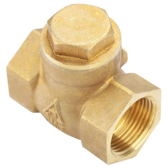 Lot De 2 Clapets Anti-retour En Laiton 3/4 Pouce (DN20) - Filetage Intérieur/extérieur, Pour Pompes Et Systèmes D'eau
