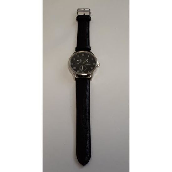 Montre Homme Chronographe - Vuillemin Régnier - Marron - Cuir - Quartz