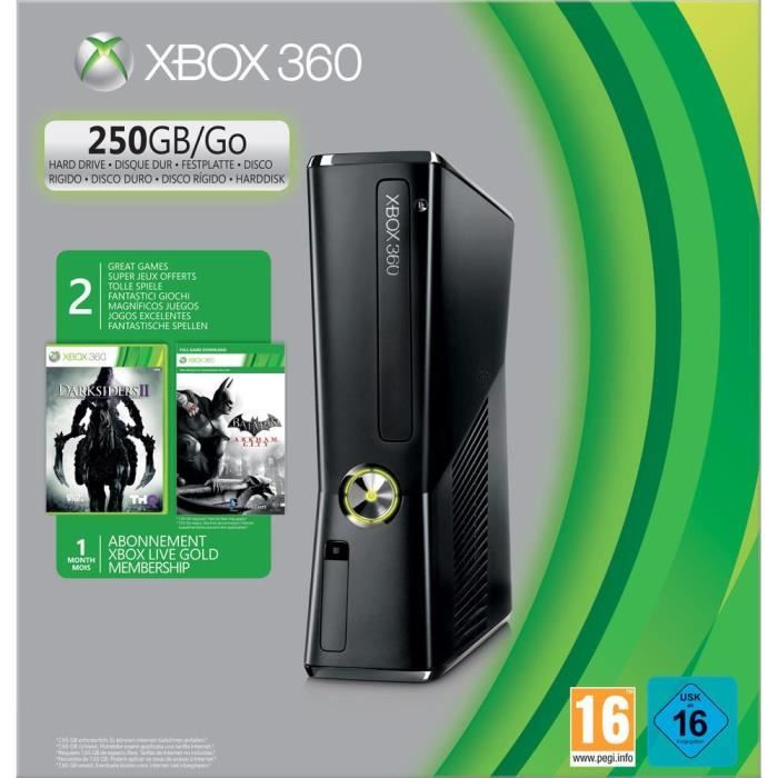 Console de jeux vidéos XBOX 360 250Go - vue 6