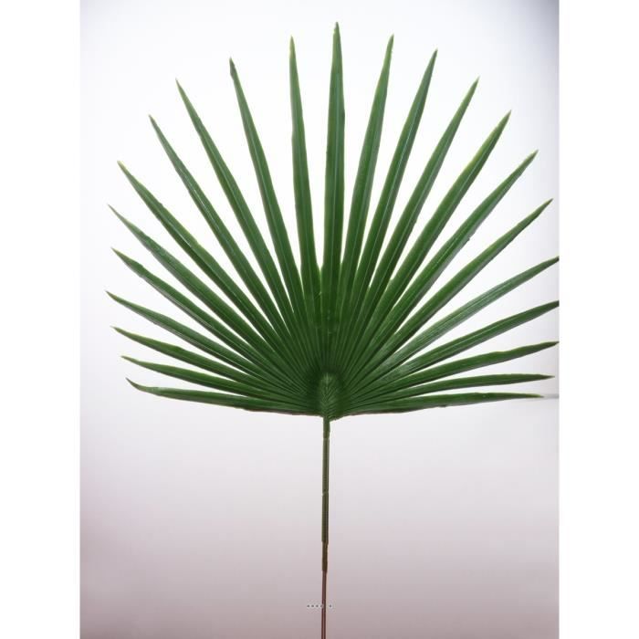 Feuille palmier Chamaerops artificielle H 53 cm D 36 cm ext