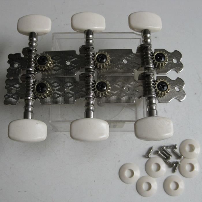 6pcs Vintage Guitare classique Tuners Set pour Guitar Project Réparation