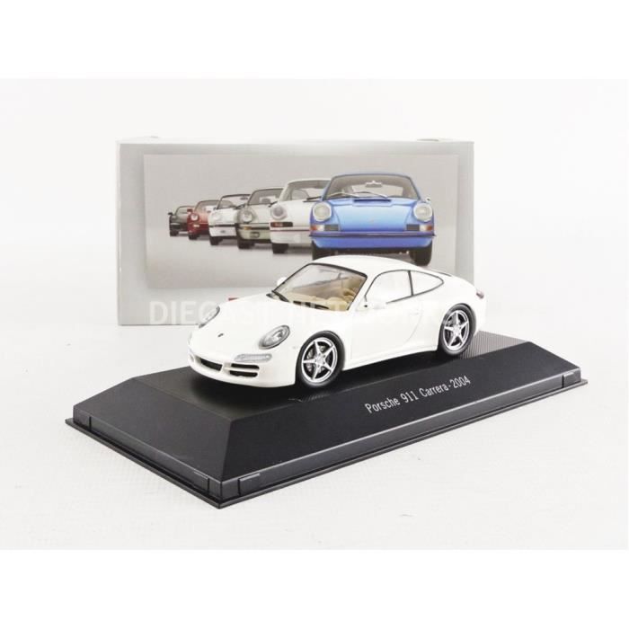 Voiture Miniature de Collection - PROMOCAR 1/43 - PORSCHE 911 / 997 Carrera - 2004 - White - PC4014