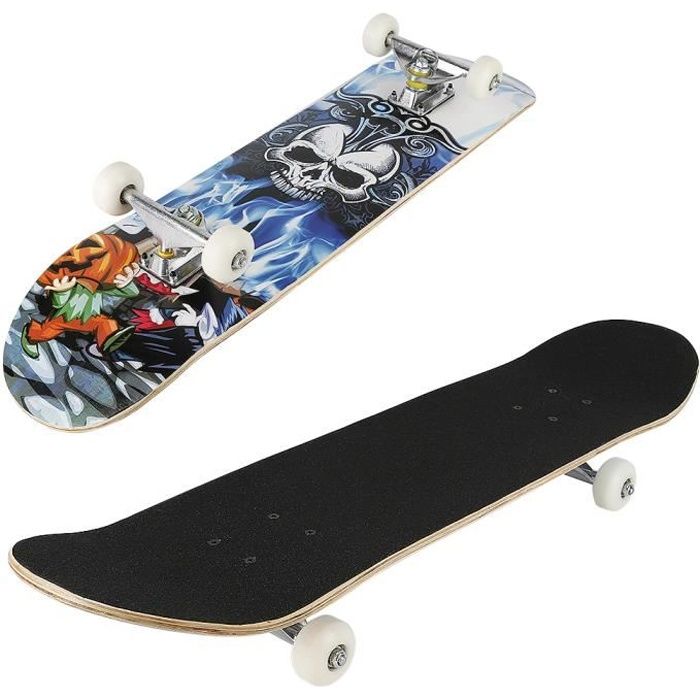Planche à roulettes Skateboard pour Les débutants Planche de Skate pour Les Enfants Jeunes et Adultes