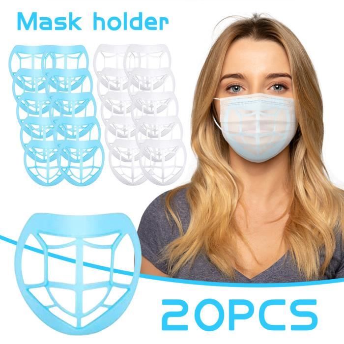 Cadre de support intérieur de support de masque 3D pour les femmes de sport, les enfants empêchent le rouge à lèvres de s'éteindre