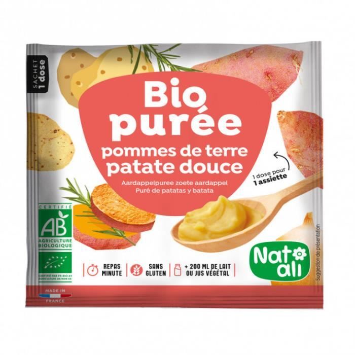 Nos courses Bio - Purée instantanée pomme de terre-patate douce 30gr