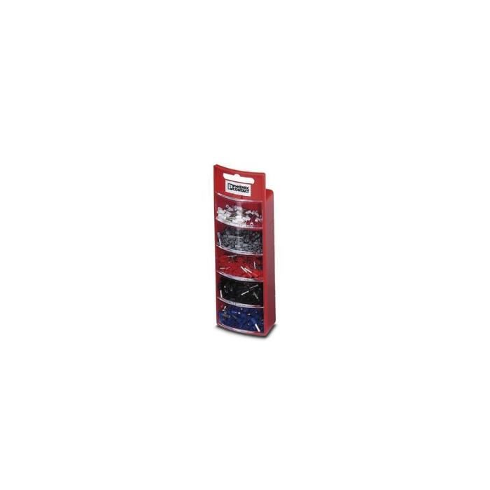 Assortiment d'embouts simples Phoenix Contact 3202960 0.5 mm² 2.5 mm² blanc, gris, rouge, noir, bleu 400 pc(s)